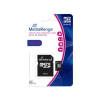 MediaRange SD MicroSD karta 32GB SD CL.10 vrátane adaptéra