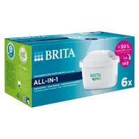 Brita Wasserfilter-Kartusche 6er Maxtra Pro ALL-IN-1 - Filterwasser (1er Pack)