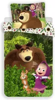 Masha and The Bear Bettwäsche Masha Flowers 140 x 200 cm + 70 x 90 cm