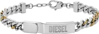 Diesel DX1457931 Herren Armband Edelstahl Bicolor Gold 22 cm