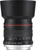 85-mm-Kameraobjektiv mit festem Fokus, F1,8, grosse Blende, manueller Fokus mit EF-Mount, 7 Gruppen, 10 Elemente, kompatibel mit Canon EOS Rebel T8i T7i T6 T3i T2i 4000D 2000D 1300D 850D 800D 600D 550D 90D 80D 77D 70D 50D 6D 5D