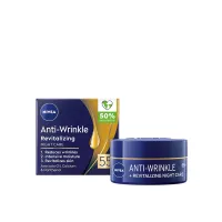 NIVEA Noční krém proti vráskám + revitalizace 55+, 50 ml