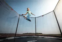 Berg Favorite Regular Trampolin GRAU mit Comfort 270 Netz