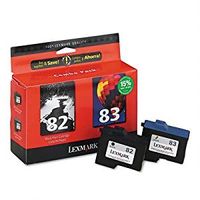 Lexmark 82 Black & 83 Color Ink Cartridge Combo Pack (18L0860) by Lexmark