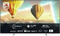 Philips LED 50PUS8057 4K UHD LED Android TV, 127 cm (50"), 3840 x 2160 Pixel, LED, Smart-TV, WLAN, Silber