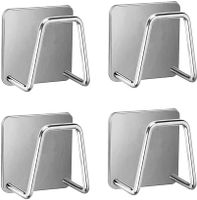 8er-Set Selbstklebende Haken Edelstahl Matt Bad Klebehaken Kleiderhaken Set Ohne 8er-Set Selbstklebende Haken Edelstahl Matt Bad Klebehaken Kleiderhaken Set Ohne