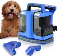 CMYbabee polsterreiniger waschsauger, Gerät für Teppiche, Treppen, Polster, Sofa, Auto, Tiere, Flecken, Leistungsstarker 450w Motor, Waschsauger, mit Zubehör, Selbstreinigung, Blau