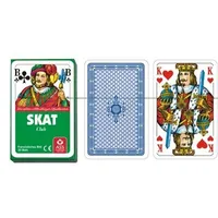 ASS Altenburger 22570000 - Skat - Francouzský obrázek, karetní hra, bílý