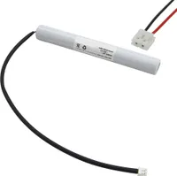 Notleuchtenakku für Elubat 137887, 2,4 Volt mit Kabel und Stecker