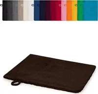 Waschhandschuh 15x21 cm Waschlappen 100% Baumwolle, Farbe: Braun