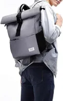 Mofut Rucksäcke, Arbeitsrucksack, Freizeitrucksack Groß Damen lässiger Rolltop Rucksack Herren Backpack Tagesrucksack Schulrucksack Sportrucksack mit vielen Fächer wasserabweisend Hohe Kapazität, mit Laptopfach bis 15,6 zoll und externen USB-Anschluss, Rolltop Design