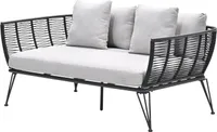 Melissa  Sonneninsel/Daybed - carbon black - rope lava black -  valley sand