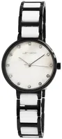 Just Watch Damen Keramikuhr schwarz weiss JW10114-003