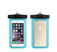 Wasserschutz Handy Hülle für Smartphones bis 15,5 cm universal Blau