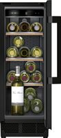 Siemens iQ500 Weinkühlschrank mit Glastür, 82 x 30 cm KU20WVHF0, bis zu 21 Flaschen, mit UV-Schutz