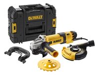 DeWALT DWE4257KT Szlifierka do betonu / szlifierka kątowa Ø125mm 1500W + tarcza garnkowa