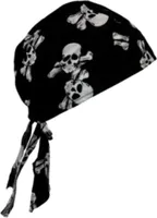 Bandana Cap Skull, Kopftuch mit Totenkopf, Bandana Headscarf with Skull, Pañuelo pañuelo Con Calaveras, Foulard Bandana Avec des crânes