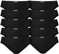 H.I.S. Slip 10 er-Pack schwarz Größe 34