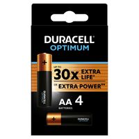 Duracell Optimum Aa Mx1500 1.5 V/B Baterie Alkaliczne 4 Sztuki