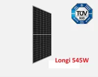 SET 7 Stück Solarmodul 545 W LONGI Solar LR5-72HIH-545M PV Modul Photovoltaik 19%