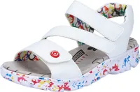Rieker Riemchensandalen - Lilienweiß Kunstleder Größe: 38 Normal