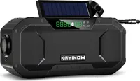 LIXADA Emergency Solar Hand Crank Radio 5000mAh Power Bank Ładowarka Latarka Outdoor Camping Survival Radio