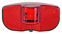Smart rote LED Gepäckträger Fahrradrückleuchte für Batteriebetrieb mit Standlichtfunktion