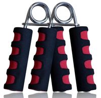 2 Stück Handtrainer | Fingertrainer | Unterarmtrainer | Handmuskeltrainer [rot] | Hand Übung Fitness Geräte für Zuhause | Hand-Grip | Sportgeräte | Unterarm Krafttraining | 2er Set Griffkraft Training