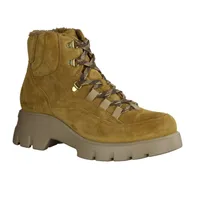 Paul Green 8154-036 Damen, Boots, Leder, Braun, gefüttert, Thermodecksohle - Damenschuhe Modische Stiefelette / Boots, Braun, leder (ssoft suede), absatzh&oumlhe: 25 mm