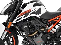 ZIEGER Sturzbügel kompatibel mit KTM 125 Duke BJ 2017-21 schwarz