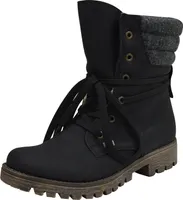 Rieker Schnürboots 78531-00 Damen 362D3738353331 Schwarz 40 EU