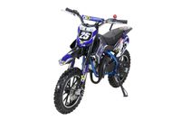 Kinder Mini Enduro Crossbike Gepard 49 cc 2 takt Motorcrossbike Pocketbike (Blau)