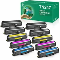 GREENSKY TN247 Compatible Brother TN-243CMYK Toner Value Pack Replacement  for Brother DCP-L3550CDW HL-L3210CW DCP-L3510CDW HL-L3230CDW MFC-L3710CW