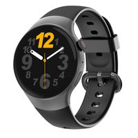 Czarny zegarek sportowy Rubicon Smartwatch Zarządzanie i powiadomienia