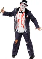 Zombie Gangster  Kostüm, Größe:XXL