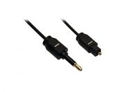 2m Optisches Toslink Kabel - Toslinkstecker auf 3,5mm Mini Stecker Kabel ø 2,2mm