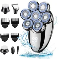 Elektrorasierer 5 in 1 Rasierer, Glatzenrasierer, professioneller Herren-Haarschneider