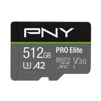 PNY PRO Elite microSDXC 512GB - 512 GB - MicroSDXC - Klasse 10 - 100 MB/s - 90 MB/s - Class 3 (U3)