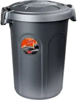 KERBL Tom 16 kg 46 l Hundefutterbehälter – 44,5 x 40 x 61 cm – Grau