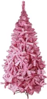 HAAC künstlicher Weihnachtsbaum pink 150 cm Tannenbaum aufklappbar Metallständer