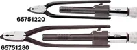 Stahlwille Drahtwirbelzange L.230mm Kopf brüniert, poliert Griffe brüniert