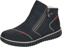 Rieker Damen Stiefeletten Kurzstiefel Warmfutter L4270, Größe:38 EU, Farbe:Schwarz