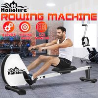 Pro Rudergerät Resistance Rower LCD Home Fitness Sport Gym Body Row Faltbar