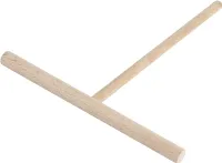 Teigverteiler für Crêpes, 16 cm Breite und 19 cm Länge, Holz