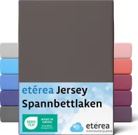 Jersey Spannbettlaken 80x160cm - 80x180cm - 100% BAUMWOLLE - Bettlaken Spannbetttuch 80x160cm - 80x180cm - Dunkelbraun