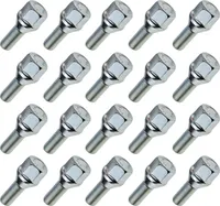 20x Radschraube, M12x1.25, Gewindelänge: 26mm, Kegelbund, SW19