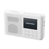 Grundig Music 6500 weiß DAB+-Taschenradio tragbar Bluetooth Sleep Timer Snoozer