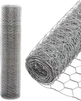 Šestihranné drátěné pletivo drátěný plot králík drát L. 10M/25M drátěné pletivo drátěné pletivo šířka oka 27 * 27mm ( Silver L. 10M H. 0,5M )