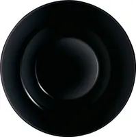 CreaTable - ITALIAN PARTY - Pastateller BLACK 29 cm aus Opalglas