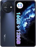OSCAL Tiger 12 Smartphone Ohne Vertrag, 6.78 Zoll Android 13 Handy, 8GB RAM+128GB ROM, 64MP Kamera, 5000 mAh Akku, 4G Dual SIM, Fingerprint, Grau
